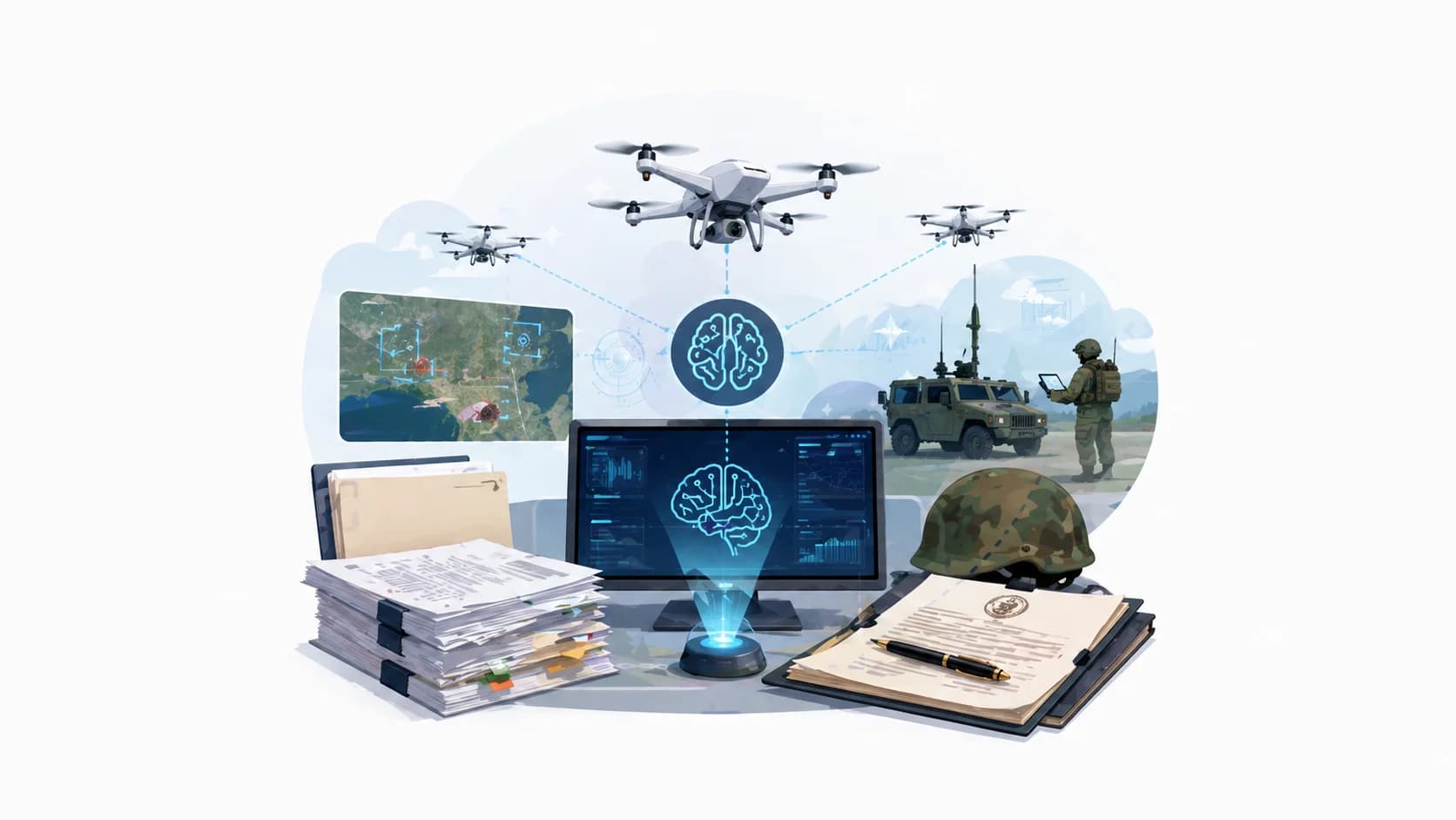 AI 무기 경쟁은 비밀이 아니라 실제 진행?